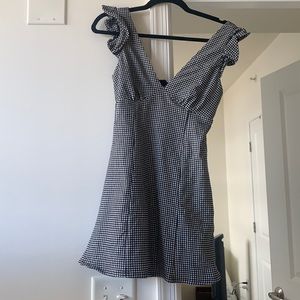 Black and white dress